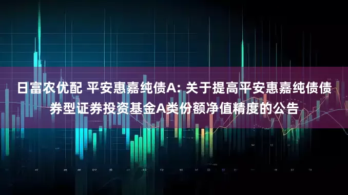 日富农优配 平安惠嘉纯债A: 关于提高平安惠嘉纯债债券型证券投资基金A类份额净值精度的公告